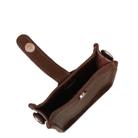 Leather Crossbody Brown Phone Sling Wallet Bag–Small Shoulder  Bag for Daily Use - Picture 5 of 10